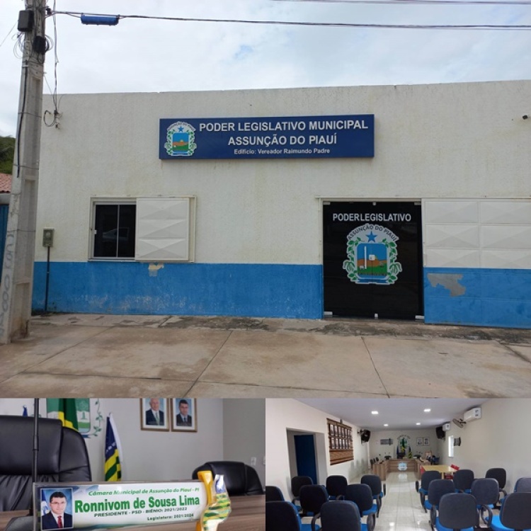 Câmara de Assunção do PI; Foto: Valter Lima 