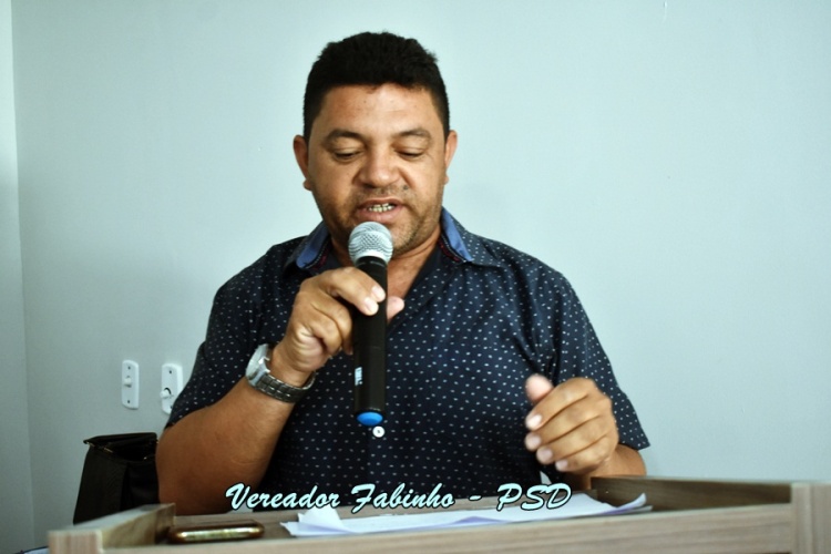 Vereador Fabinho (PSD) - Foto:Valter Lima 